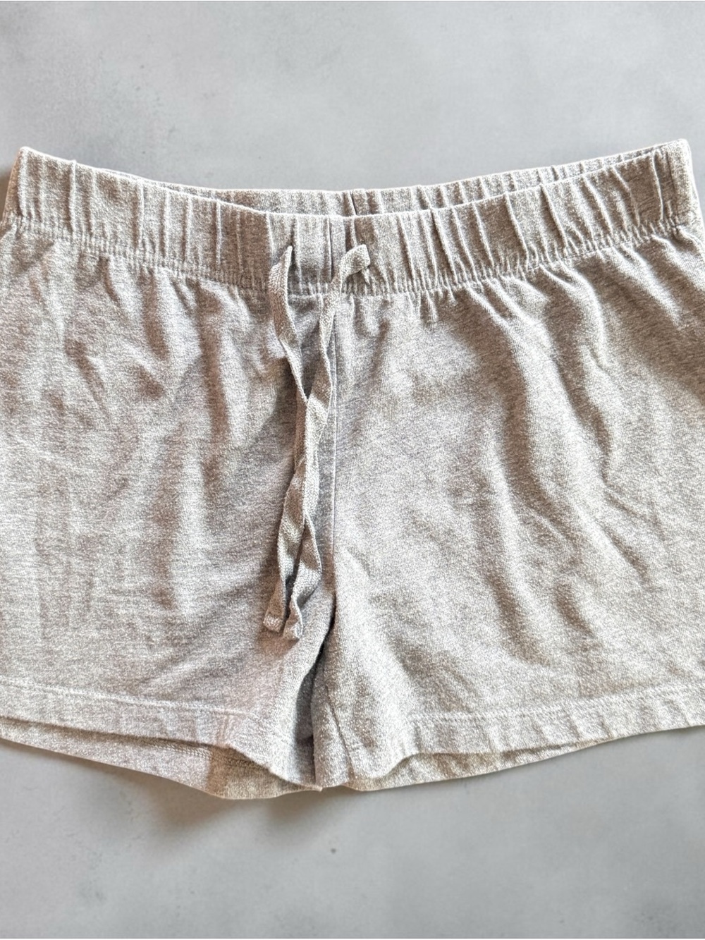 Danskin Women’s Casual Drawstring Lounge Shorts Light Gray Size Small Fair UC